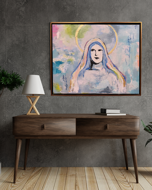 "Radiant Mary" Original signed fine art