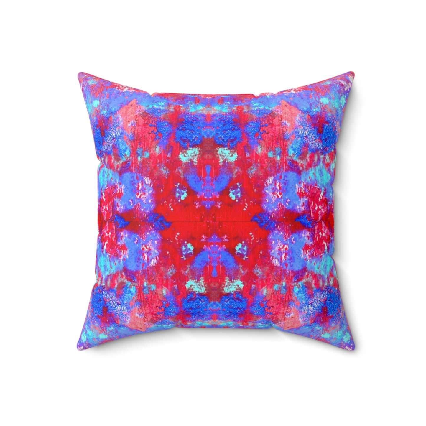 Art by Annie Aymond the Joyce print Faux Suede Square Pillow