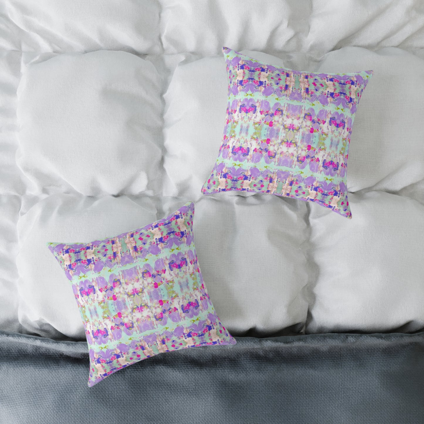 Art By Annie Aymond Square Canvas Pillow The Lauren Print