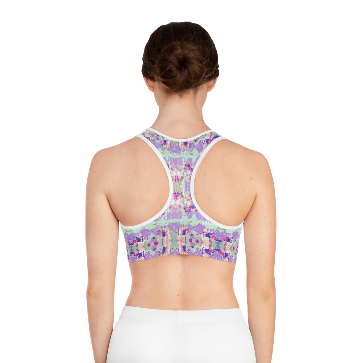 The Lauren Art by Annie Aymond Sports Bra (AOP)