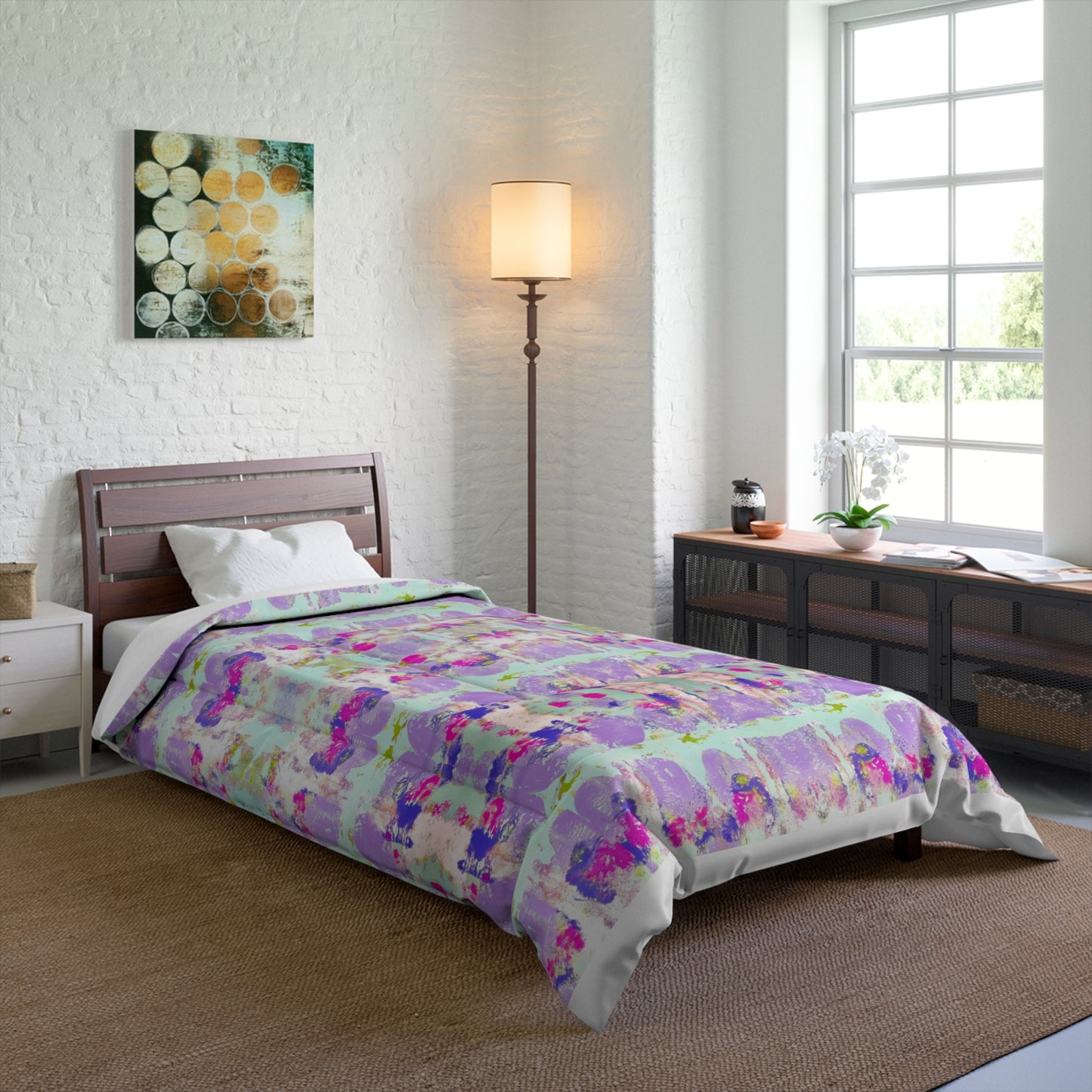 Art by Annie Aymond Comforter in the Lauren