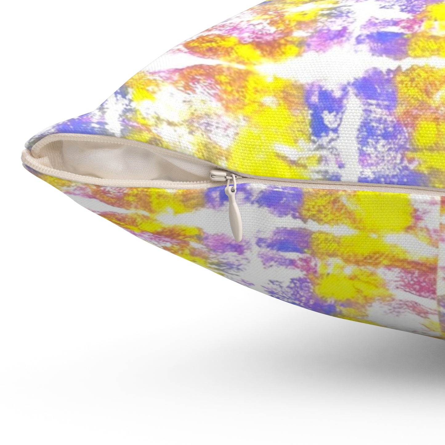 The Tiger Art by Annie AymondSpun Polyester Square Pillow