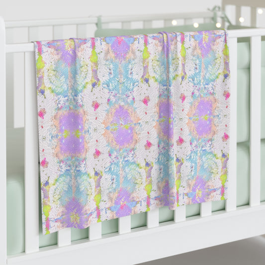 Baby Swaddle Blanket Art by Annie Aymond the  Camille