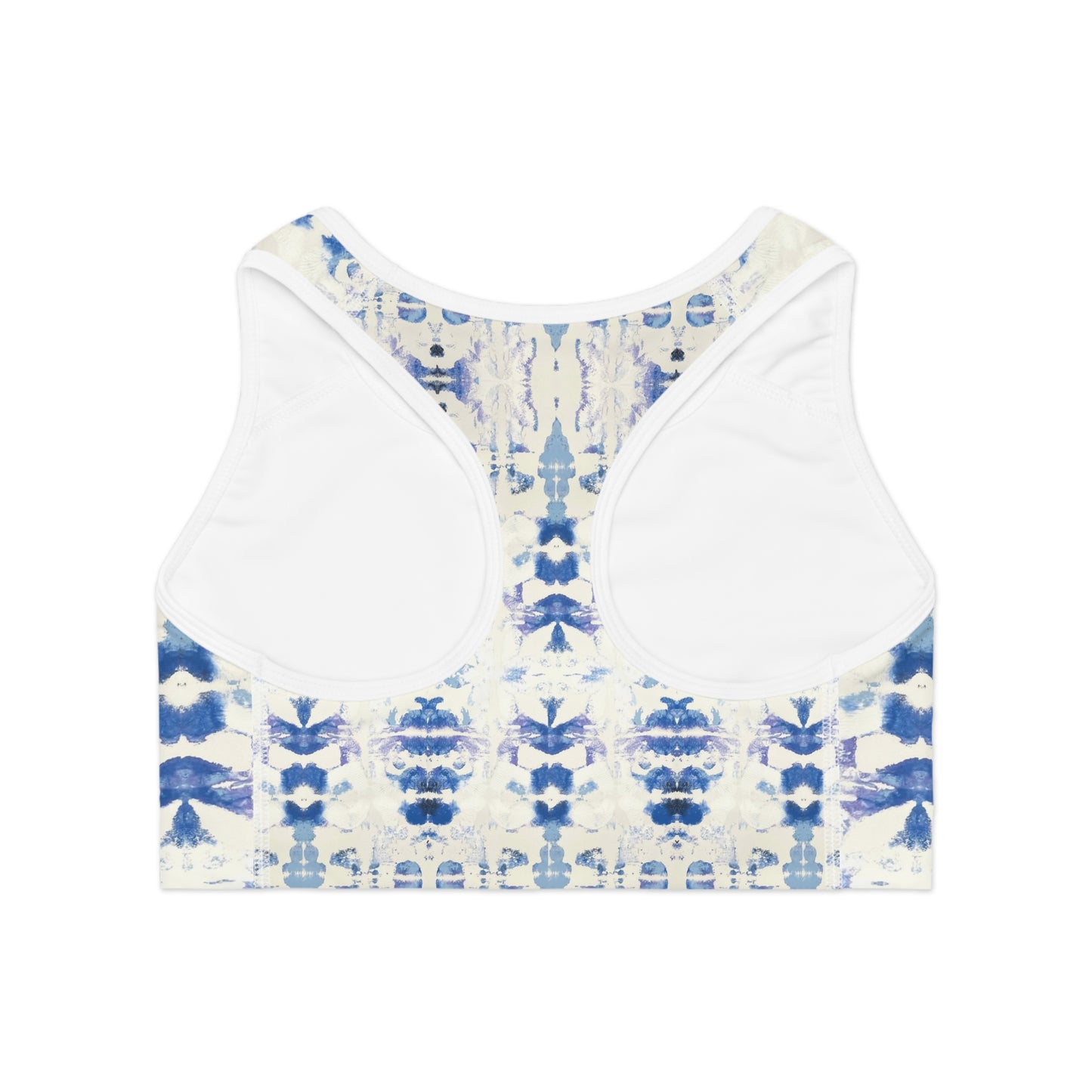 Art by Annie Aymond baby blues Sports Bra (AOP)
