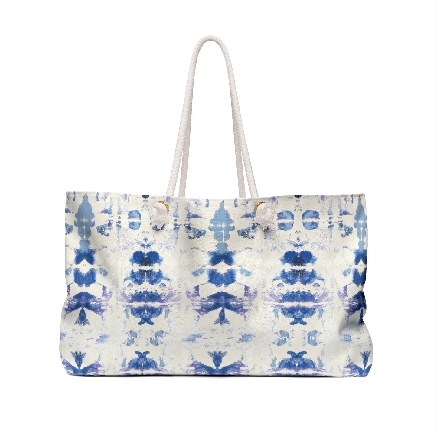 Weekender Bag Art by Annie Aymond baby blues