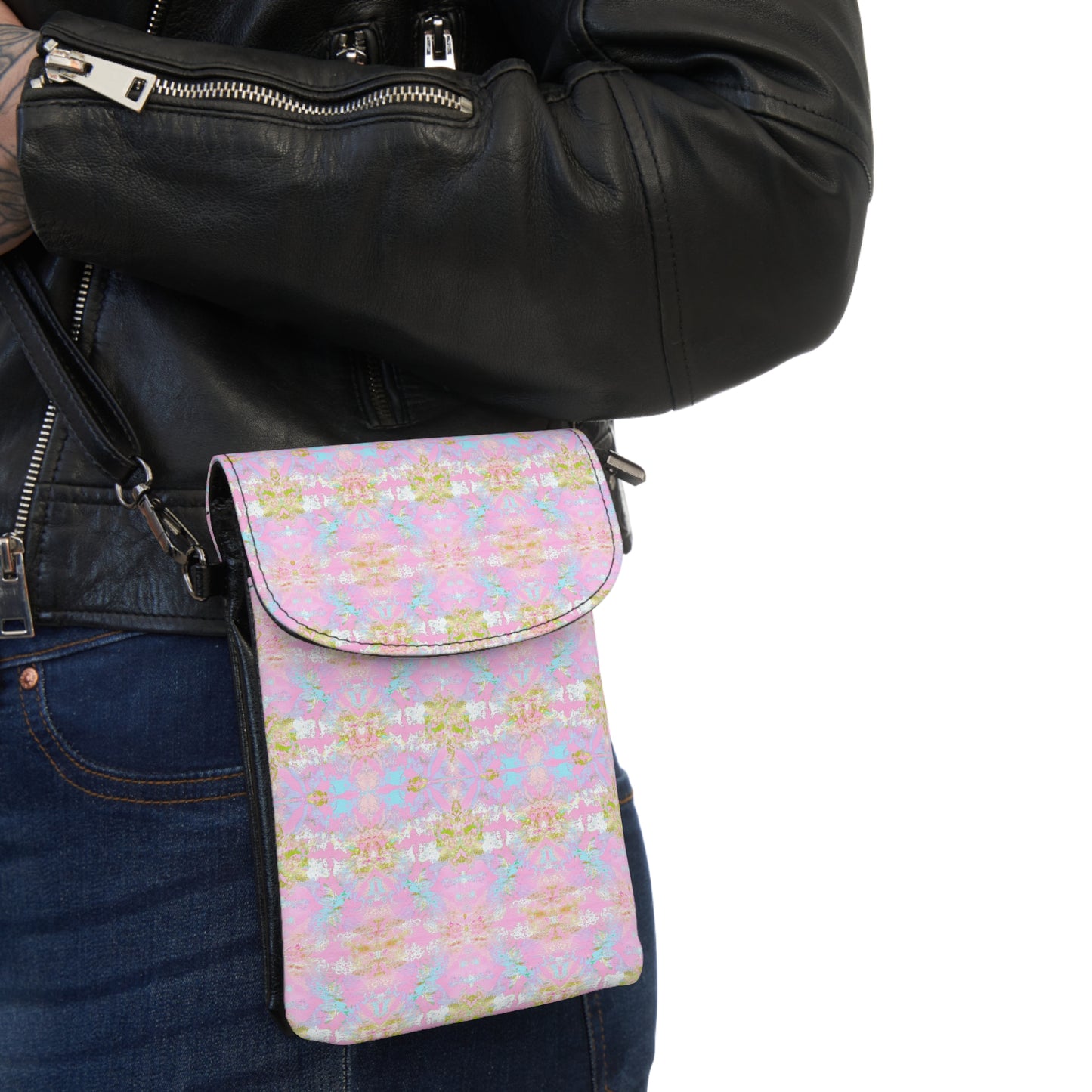 Small Cell Phone Wallet the Callie Art by Annie Aymond