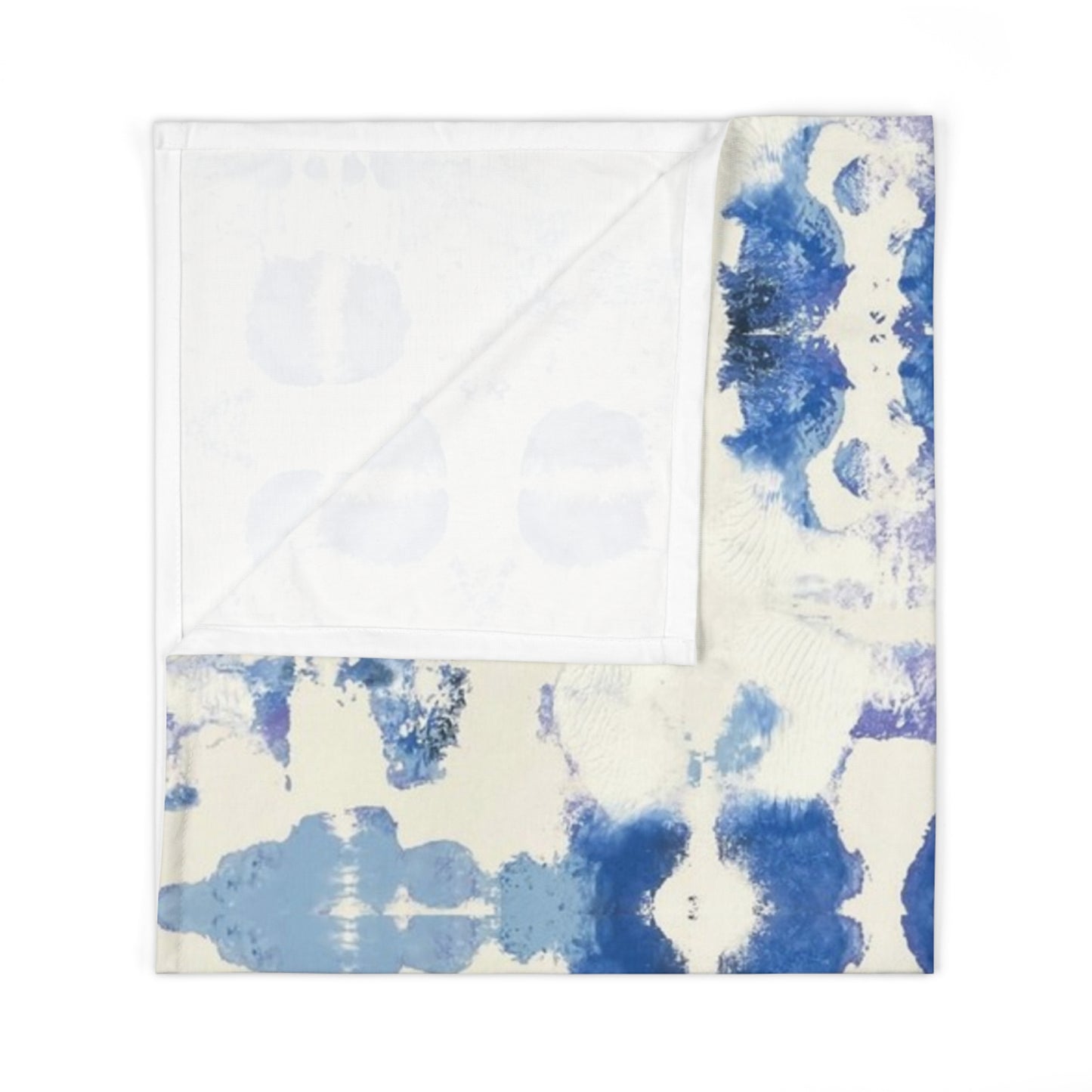 Baby Swaddle Blanket baby blues Art by Annie Aymond