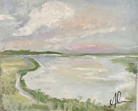 “Pastel Bayou” Original 8x10 Landscape Painting