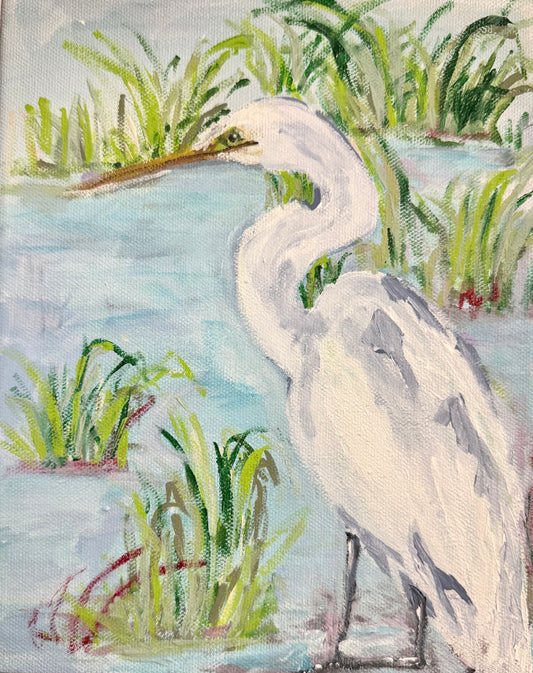 “Coastal Blue” 8x10 Original Art on Gallery Wrapped Canvas 8 x10