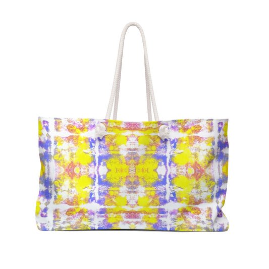 Weekender Bag the tiger print Art by Annie Aymond